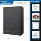 Adjustable Key Cabinet With Combination Lock