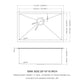 28" Undermount Kitchen Sink 16 Gauge 10" Deep Single Bowl - Gunmetal Black