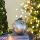 Christmas Ball Ornaments, Glass Decorative Hanging Ball Christmas Tree Ornaments For Holiday Party Decorations (Set of 4) - Silver