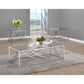Kempton - 3 Piece Coffee And End Table Set - Chrome
