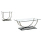 Garrett - 2 Piece Coffee Table Set - Chrome