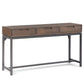 Banting - Wide Console Table - Walnut Brown