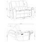 Boyce - Triple Power Reclining Loveseat With Independent Headrest