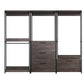 Monica - Walk-In Closet System - Rustic