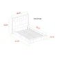 Yaris - Contemporary Bed With Wireless Charging And LED Lights
