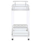 Kempton - 2 Tier Bar Cart - Chrome