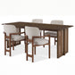 5 Piece Indoor Dining Set, Table & 4 Chairs