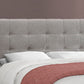 Bed, Upholstered, Frame Only, Transitional
