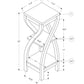 Accent Table Versatile Usage, Square, Contemporary & Modern