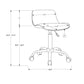 Office Chair, Adjustable Height, Swivel, Ergonomic, Modern