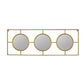 3 Mirror Piece Wall Mirror InRectangular Frame, Home Wall Decor For Bedroom Living Room