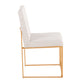 Fuji - Contemporary Stylish Frame, High Back Dining Chair (Set of 2)