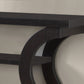 Accent Console Table For Entryway, Unique Curved Design