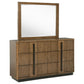 Moraga - 6 Drawer Dresser With Mirror - Ash Brown