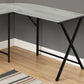 Computer Desk, Home Office, Corner, L Shape, Laptop, Contemporary / Modern