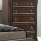 Traditional 5 Drawer Chest - Mahogany