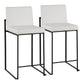 Fuji - Contemporary Modern Elegance, High Back Counter Stool