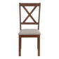 Dining Chair Side, Upholstered For Dining Room, Transitional (Set of 2)