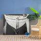 Large And Rectangular Wall Art With Frame, Wall Decor For Living Room - White / Blue