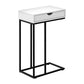 Accent Table, C - Shaped Contemporary & Modern Versatile Design