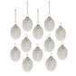 Glass Decorative Hanging Ball Christmas Tree Ornaments (Set of 12)