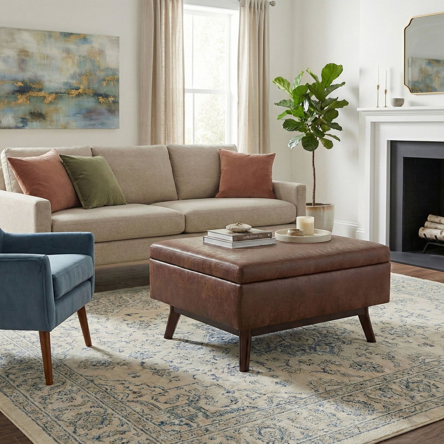 Owen - Upholstered Rectangular Storage Ottoman