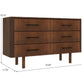 Logan - Dresser With 6 Drawers - Brown