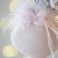 Christmas Ball Ornaments, Glass Decorative Hanging Ball Christmas Tree Ornaments For Holiday Party Decorations (Set of 6) - Pink