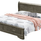 Upholstered Panel Sleigh Bed Design