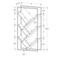 Bookshelf, Bookcase, Etagere, 3 Tier, Office, Contemporary & Modern