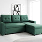Convertible L Shaped Sectional Sleeper Sofa Bed, Saving Pull Out Couch