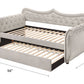 Adkins - Twin Daybed With Trundle - Beige