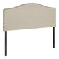 Full Size, Bed Headboard Only, Upholstered, Transitional - Beige