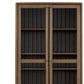 Display Cabinet - Latte / Peppercorn