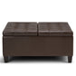 Harrison - Upholstered Coffee Table Storage Ottoman