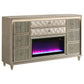 Mika - 8 Drawer LED Fireplace Dresser