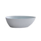 Solid Surface Matte Tub, Freestanding Solid Surface Resin Stone Bathtub, Solid Surface Matte White Soaking Tub, Free Standing Tub With Overflow And Pop-Up Drain - Matte White