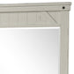 Industrial Farmhouse Mirror - White