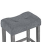 Hadden - Set of 4 - 30” Gray Industrial Bar Table Set with Power Outlet, 3 Stools, Solid Wood + MDF - Dining, Game, or Living Room, 59” x 19” x 36”