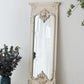 Full Length Mirror With Solid Wood Frame, Floor Mirror For Living Room Bedroom Entryway - White