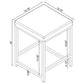 Upholstered Square Vanity Stool