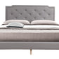 Button Tufted Bed Charming For Cozy Spaces