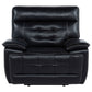 Hayden - Power Recliner With Dual Control, USB Charging Ports - Black