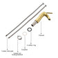 Contemporary Single Handle Lavatory Basin Sink Faucet Brass