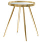 Lymon - Round Top End Table - Gold
