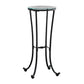 Accent Side Table, Plant Stand, Round, Contemporary & Modern - Black