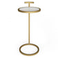 Brook - C Side Table - White / Gold