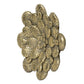 Resin Succulent Wall Plaque - Gold