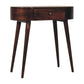 Rounded Wood Table