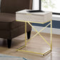 Accent Side Table, Storage Drawer, Spacious Tabletop, Contemporary & Modern